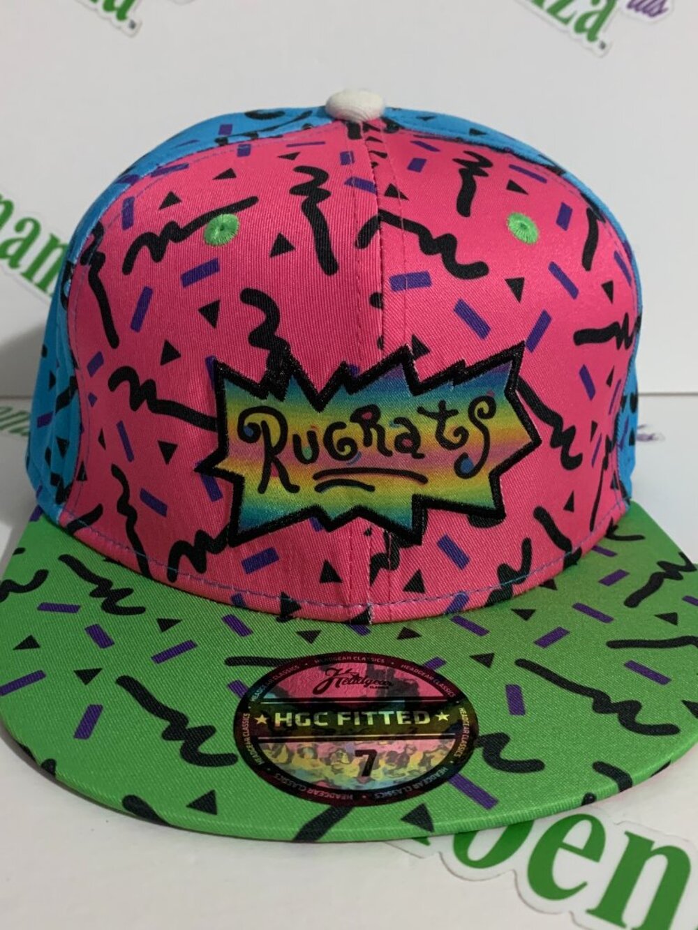 Headgear Classics Hat HGC Fitted Rugrats Nickelodeon Blue Pink Green Cap 7